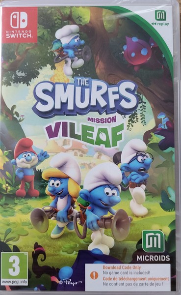 Die SchlüMpfe Mission Blattpest - Nintendo Switch - Neu Ovp - Downloadcode-image