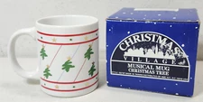 Christmas Village Holiday Musical Coffee Hot Cocoa Mug