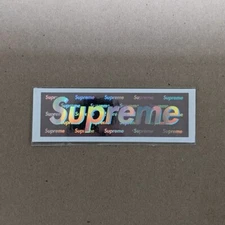 SS15 Supreme Holographic Hologram Box Logo Sticker