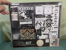 Me  My Big Ideas MAMBI Kit Album box 12"x12" 20 designer pages open box 250205