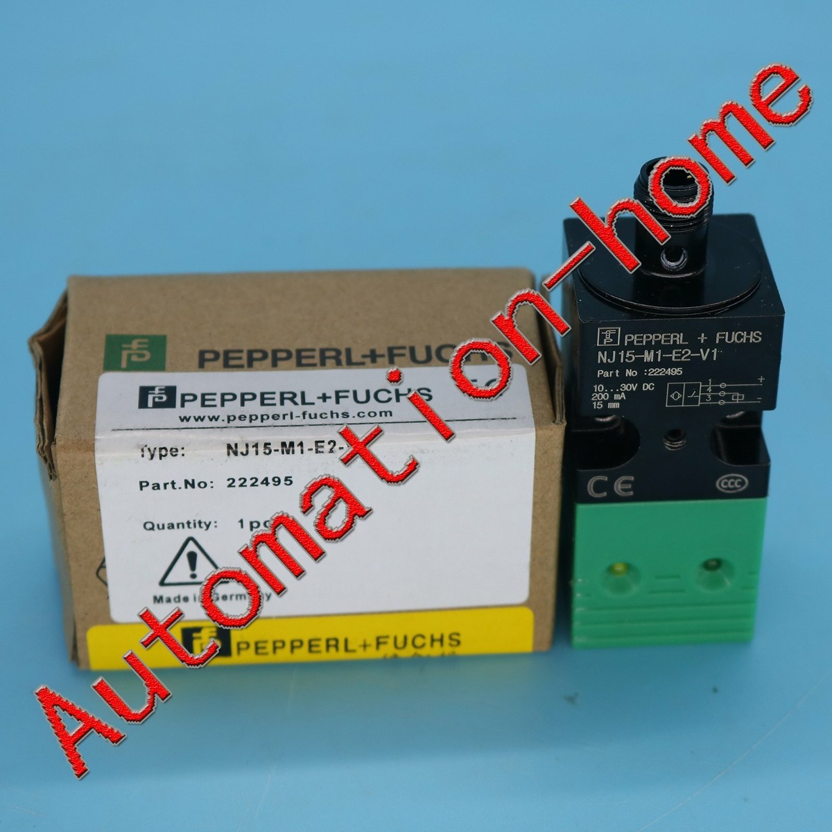 Sensore Induttivo Pepperl+Fuchs NJ15-M1-E2-V1 | Nuovo | 1PZ Icinventory