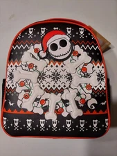The Nightmare Before Christmas Sweater Light Up Mini Backpack