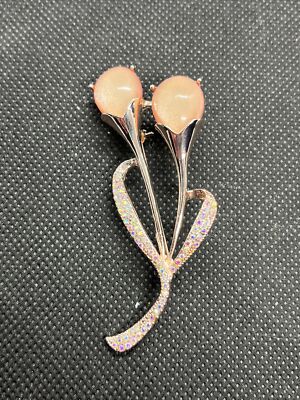 Vintage Roman Rose Gold Brooch