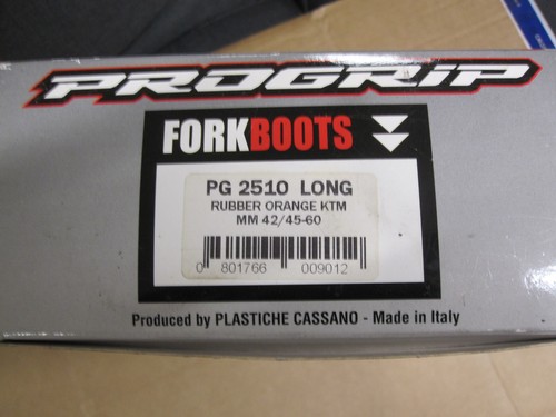 PRO GRIP FORK BOOTS PARAPOLVERE FORCELLA ARANCIO KTM - Foto 3 di 7