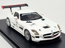 Schuco 1/43 - Mercedes Benz SLS AMG GT3 White Resin Scale Model Car