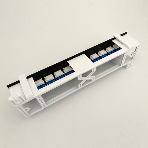 10-Port Unshielded Patch Panel Rackmount 10 x Gigabit RJ-45 Ethernet Ports - Afbeelding 6 van 8