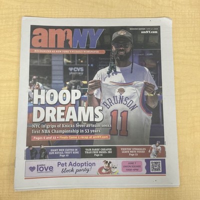 NYC Knicks Historic Champs   After 53 Years June 4 2026 NewYork AMNY Paper  