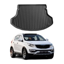Kofferraumwanne Laderaumwanne für Kia Sportage 2010-2016 Gummi TPE Schwarz