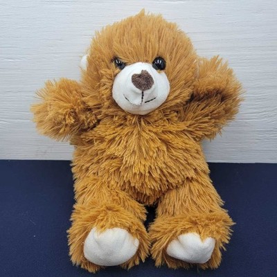 Fluffy Teddy Bear Plush Toy Brown 9 Inches Soft Cuddly Stuffed Animal Gift