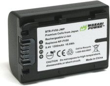 Battery for Sony NP-FV30, NP-FV40, NP-FV50 and Sony DCR-SR15, SR21, SR68, SR88,