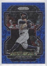 2022 Panini Prizm Tier II Blue Donut Circle Prizm 106/199 Jose Altuve #176 0s1o