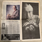 John Wooden Tribute- 6/13/2010 Los Angeles Times special section UCLA Basketball — photo 5