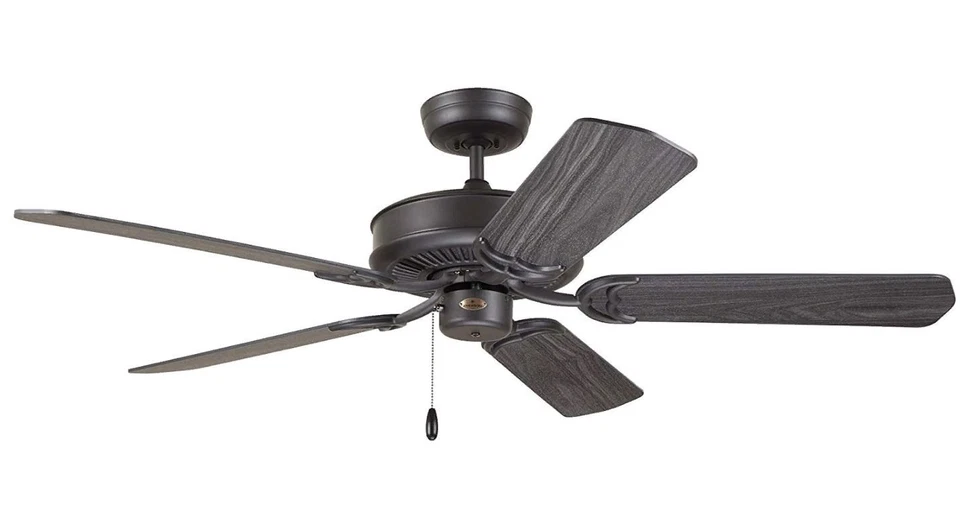 Ventilador de techo Luminance Kathy Ireland Home Designer 52" 5 aspas reversibles graphi Foto 2 de 4