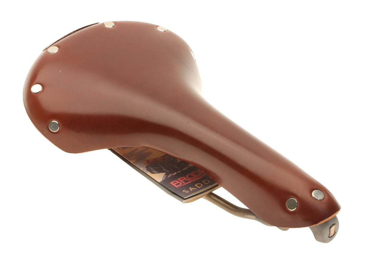 Brooks Swallow Saddle /w Care Kit Titanium Rail Hard Leather Cover