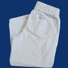 Oshkosh B'Gosh 90s Vintage Railroad Striped Elastic Waist Pants Youth 4 Rare