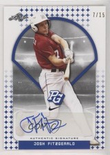 2018 Leaf Perfect Game National Showcase Blue 7/15 Josh Fitzgerald Auto 0w7