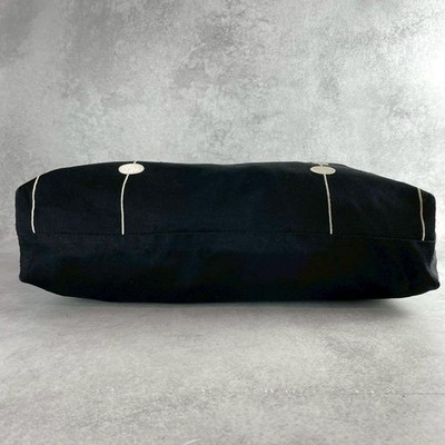 バッグ Yohji Yamamoto +NOIR One Shoulder Bag Yohji Yamamoto +NOIR One Shoulder Bag Leather Black Used Authentic