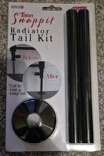 Talon Snappit 15mm Radiator Tail Kits Pipe Cover & Collar black 