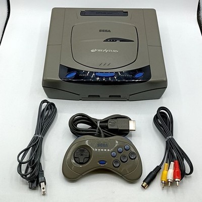 Sega Sega Saturn Konsole Controller Kabel Set Grau HST-3220 Japan SS GETESTET