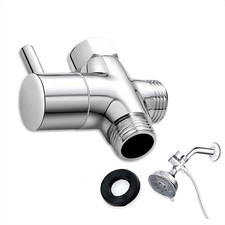 Shower Diverter Valve G1/2" 3 Way Shower Arm Splitter Connector Water Switch Ada
