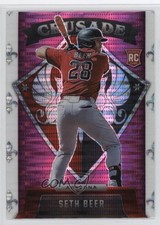 2022 Panini Chronicles Crusade Pink Pulsar Prizm Seth Beer #17 rs2