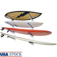 Adjustable Surfboard Wall Rack Heavy Duty Storage Padded Arms Easy Install New