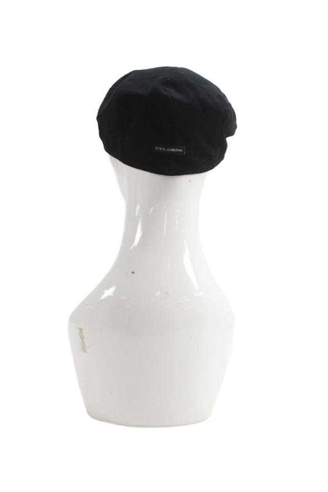 Dolce & Gabbana Mujer Estampado Animal Forrado Noticias Niño Sombrero Negro Talla Única Foto 2 de 4