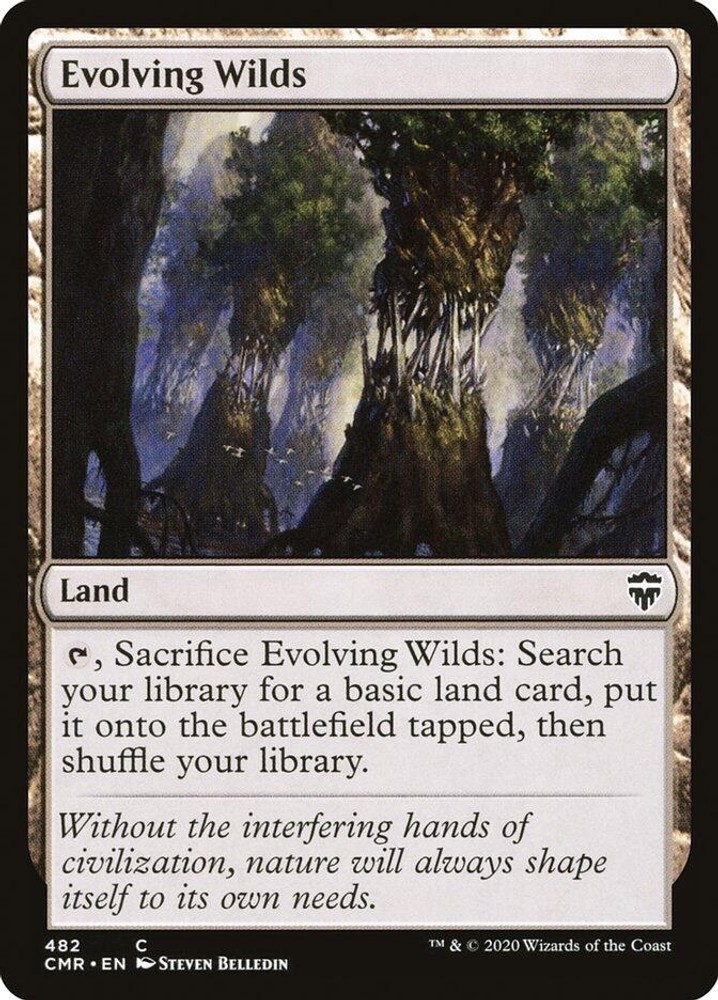 Evolving Wilds - 482 - NM- Commander Legends