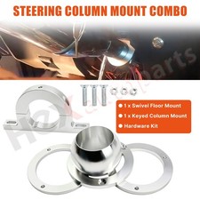 Universal 2 Swivel Base Floor Mount Steering Column Drop Comb Kit For Chevrolet