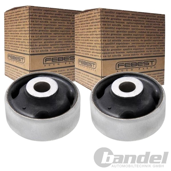 2X Febest Querlenkerlager Buchsen Vorderachse Passend FüR Audi A1 A3 TT Seat IBI-image