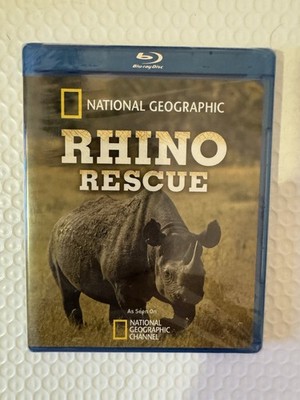 National Geographic: Rhino Rescue Blu-ray - Brand New Factory Sealed Rare Docume