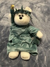 1999 Li'l Liberty Statue Of Liberty Plush Bear New York
