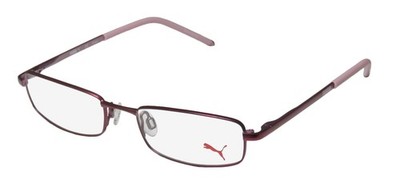 NEW PUMA 15382 GLASSES METAL UNISEX FULL-RIM 51-17-135 PK PINK RECTANGULAR