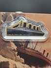 2026 Liberia RMS Titanic Shaped 1/1000 oz .9999 Gold Coin in Card — photo 3
