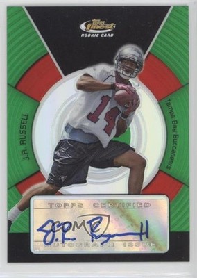 2005 Topps Finest Green Refractor 94/199 JR Russell Rookie Auto RC 0c2