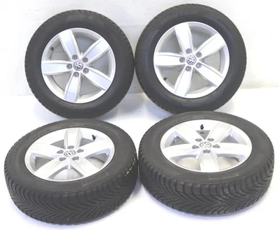 Original VW Polo 6 2G 2G0071495 5,5J 15 Zoll ET40 Winterreifen 185/65 R15 88T - Bild 1 von 4