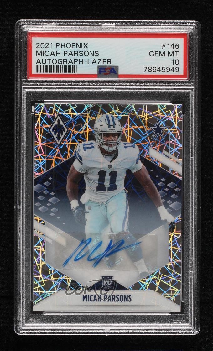 Micah Parsons Panini Phoenix #146 Autograph-Lazer
