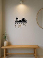 Mermaid-Themed Wall Hook Set, Decorative Metal Wall Hooks For Kitchen