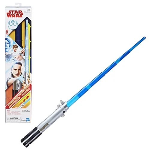 Hasbro jedi spring action loaded blue lightsaber 2018