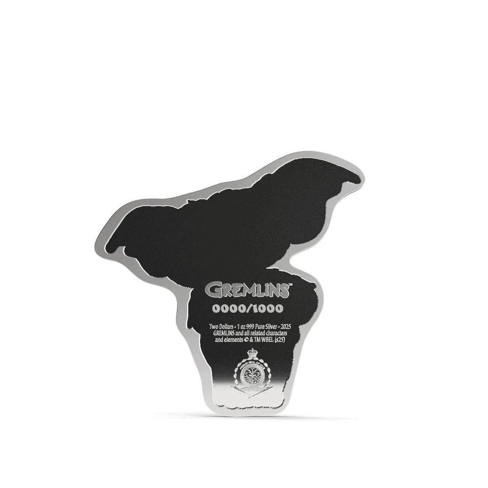 2025 Niue Agoro Warner Bros. Gremlins 1 oz Silver Colorized Proof Chase Coin - Image 3 of 4