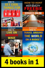 4 Books in 1: How to Get Free Stuff, How to Get Cheap Stuff, How to Travel Cheap