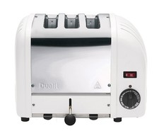 Dualit Vario Broodrooster - Ontdooifunctie & Timer - Wit - 3 Brede Sleuven
