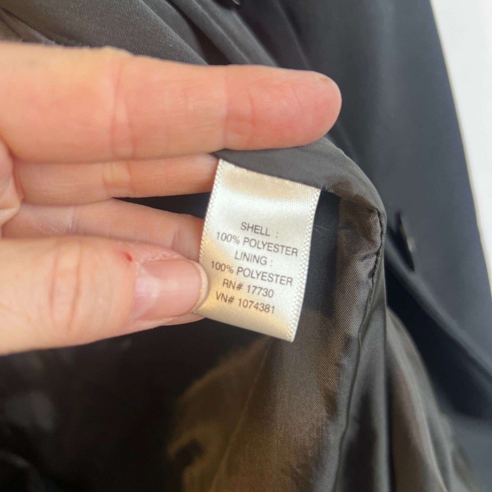 Merona Button Front Lined Basic Black Lightweight… - image 11