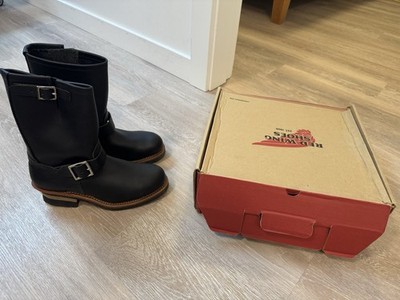Red Wing Boots 2268 Engineer Boots US:6D Leather Black | eBay