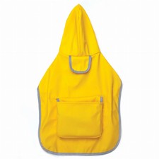Zack  Zoey Dog Reversible Pocket Raincoat - Yellow - Medium