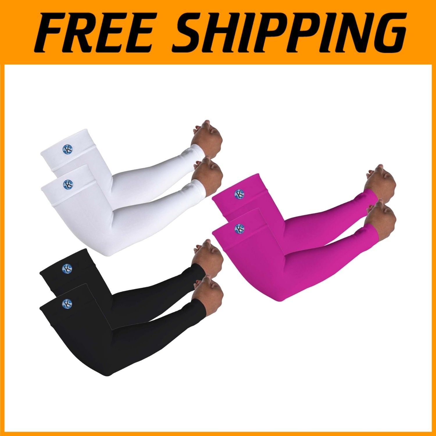 Sun Protection Arm Sleeves for Sports and Outdoors