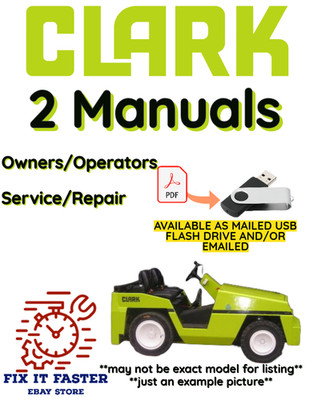 CLARK PT 5 PT5 BURDEN PERSONEL CARRIER OPERATOR SERVICE REPAIR MANUAL PDF ON USB
