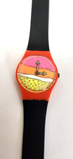 SWATCH watch Breakdance Keith Haring LTD ED Ladies 25mm LO001 1985 vintage 80s**