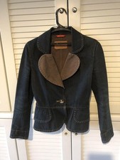 Vivienne Westwood indigo Denim Love Jacket size 2 vintage Rare Red Label SK1378