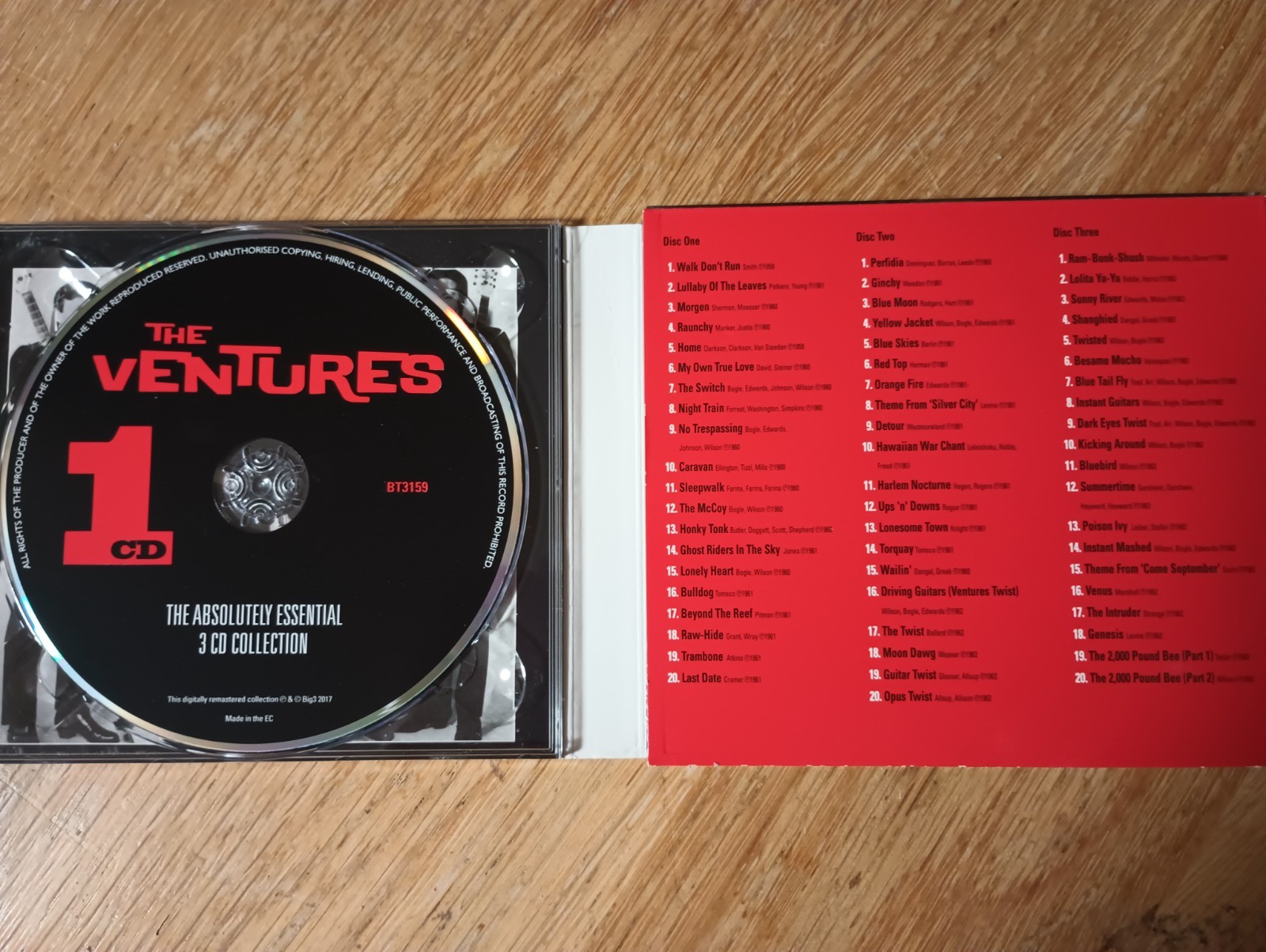 Absolutely Essential 3 cd Collection by Ventures (CD, 2017) thumbnail 3